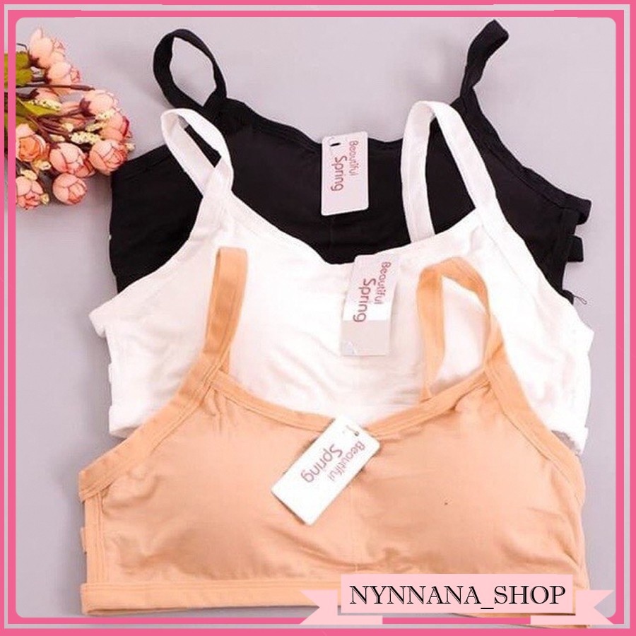combo 3 Áo Lá 3 Dây, Áo Bra 3 Dây Học Sinh