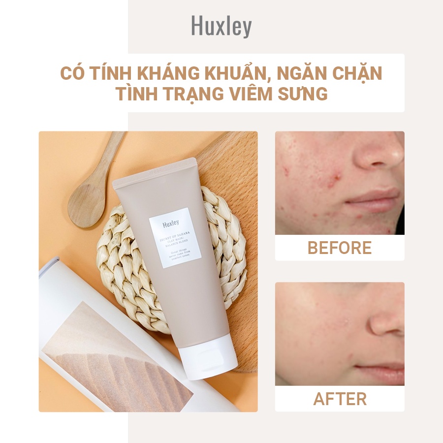 Mặt Nạ Đất Sét Huxley Secret Of Sahara Clay Mask: Balance Blend 120g