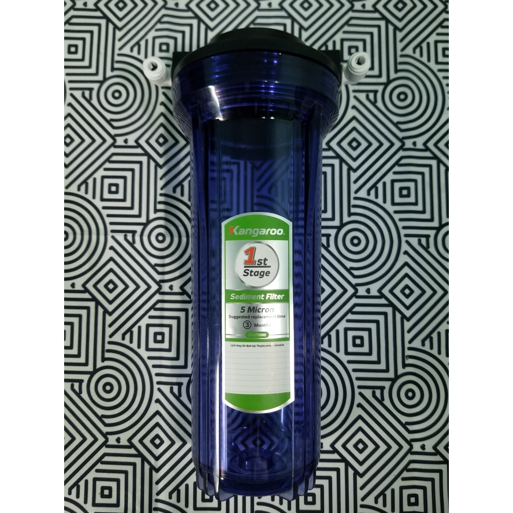 Cốc lọc số 1 2 3 nối nhanh Kangaroo  nắp trắng hoặc đen tùy đợt