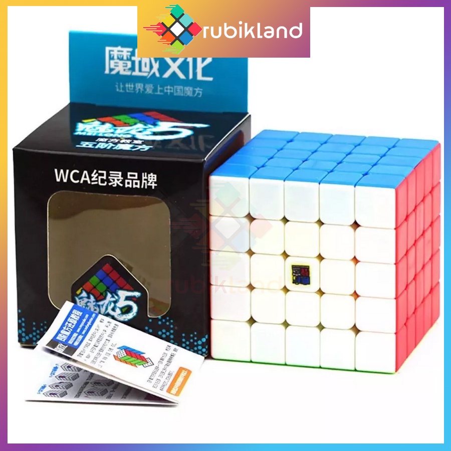 Rubik 5x5 MoYu MeiLong Stickerless Rubic 5 Tầng 5x5x5 Đồ Chơi Trí Tuệ