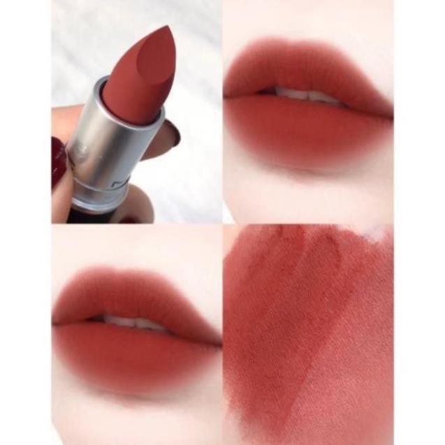 💄💄Son MAC Devoted To Chili 316 Powder Kiss - Màu Đỏ Gạch