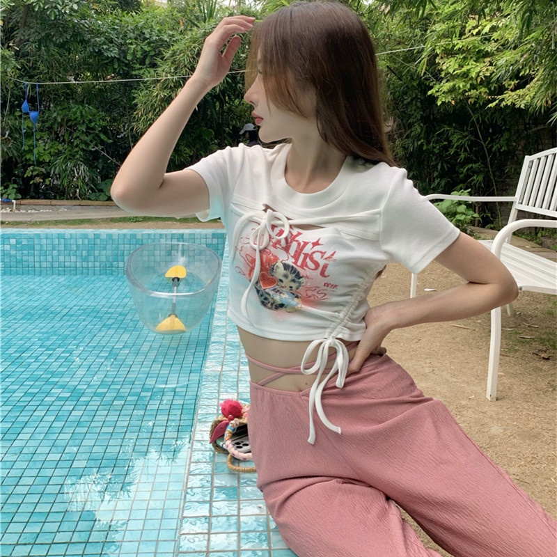 Áo Thun Tay Ngắn Thời Trang Mùa Hè Dễ Phối Đồ