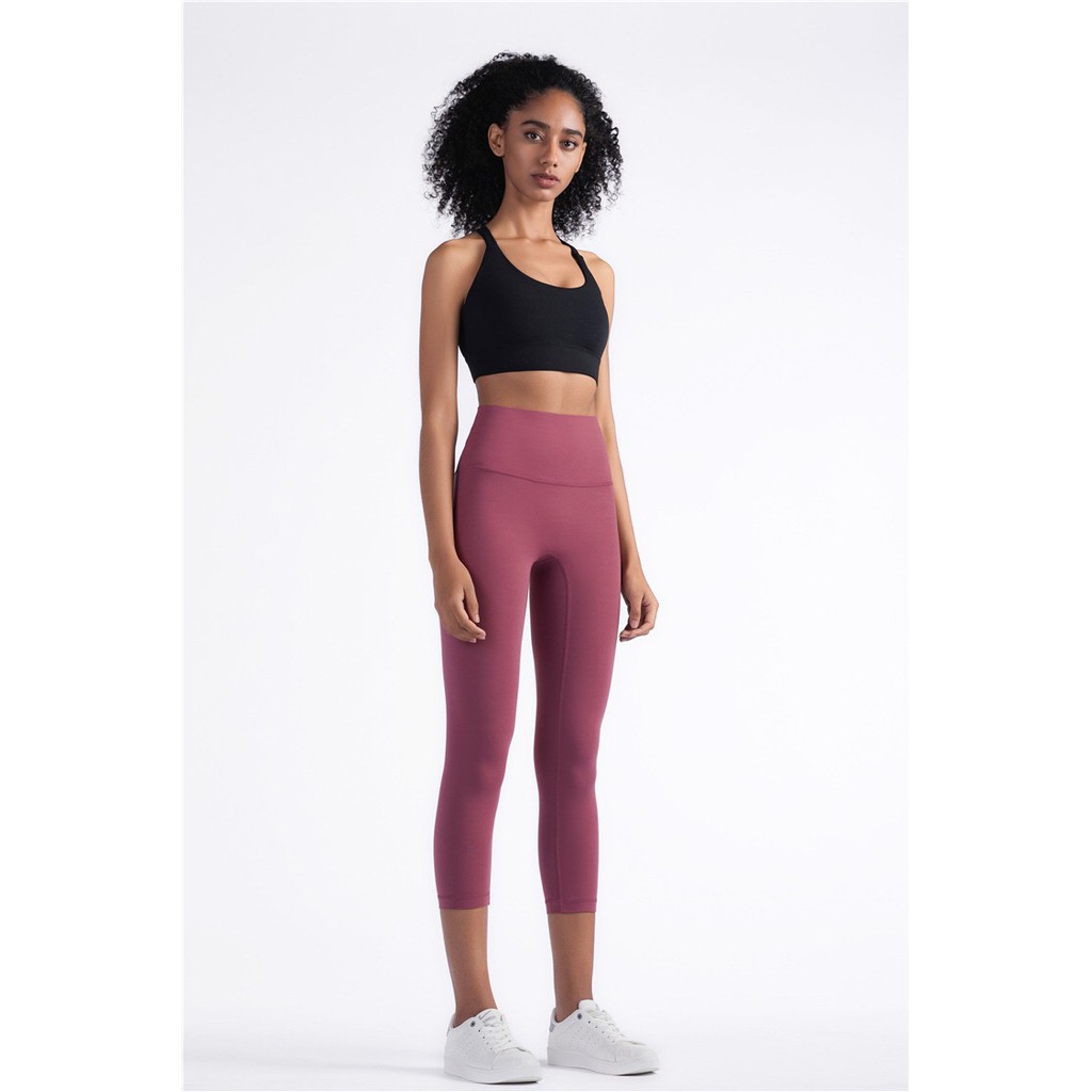 Quần legging lưng cao chất liệu thân thiện với da cao cấp thời trang dành cho nữ