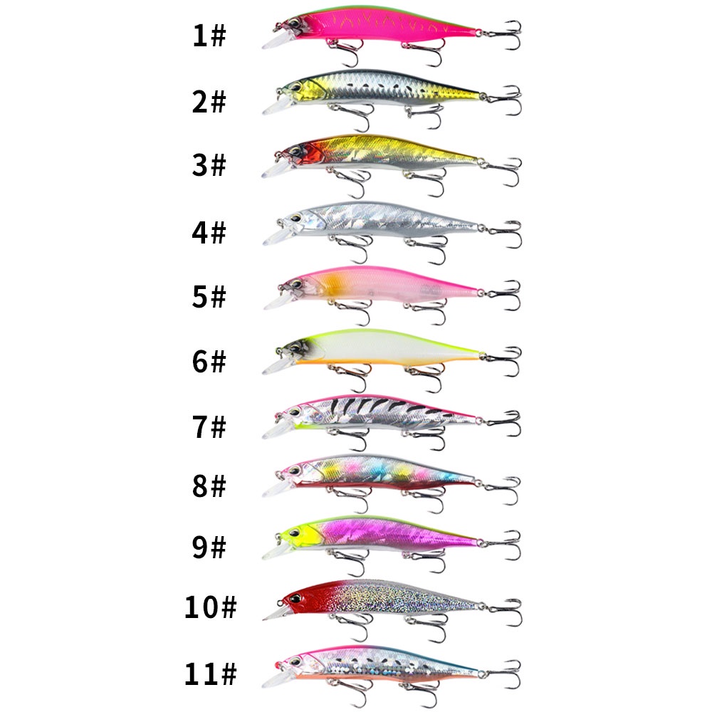 1 Mồi Câu Cá Nhân Tạo Cứng 12cm 15g Minnow Fishing Lure Hard Artificial Baits