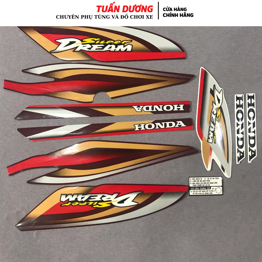 Tem Xe DREAM Việt Đời 2003,Tem Hàng Đẹp Lắp Được Cả Dream Thái Và Dream Việt các đời