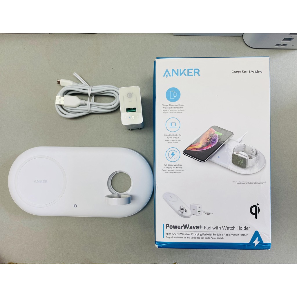 Sạc Không Dây PowerWave+ kiêm giá đỡ Watch