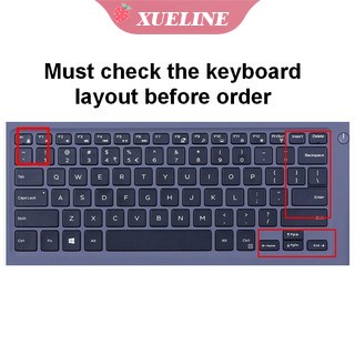 Miếng Silicone Mềm Bảo Vệ Bàn Phím Laptop Dell 14 Inch Latitude 3400 a3430 Dell Inspiron 14'' 3000 5468