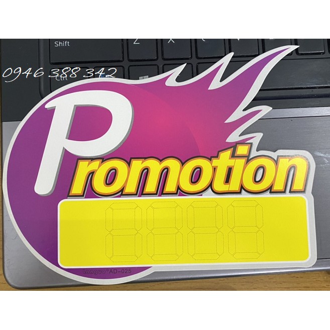 Giấy ghi giá, sale, hot, new, promotion, biển tự ghi CTKM, mâu mã phong phú, tự chọn mẫu