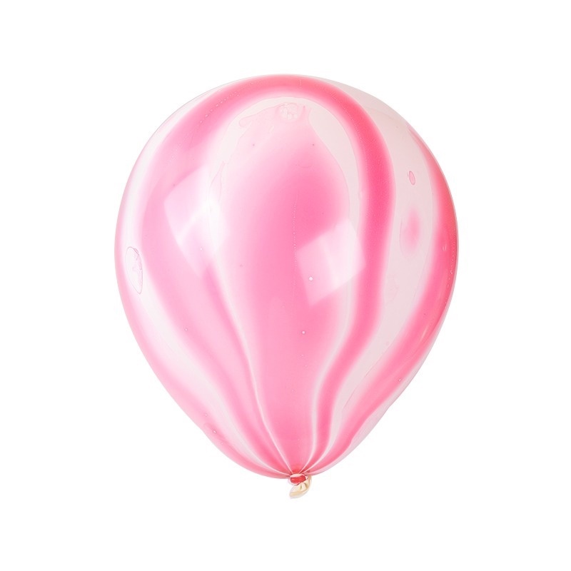 Set 10 Bong Bóng 12 Inch Họa Tiết Vân Đá Nhiều Màu Sắc Dùng Trang Trí Tiệc