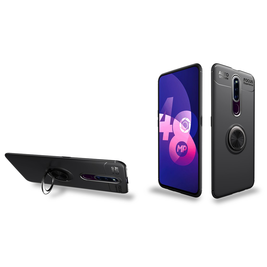 Ốp lưng mềm kèm giá nhẫn đỡ dành cho OPPO F11 F11 Pro