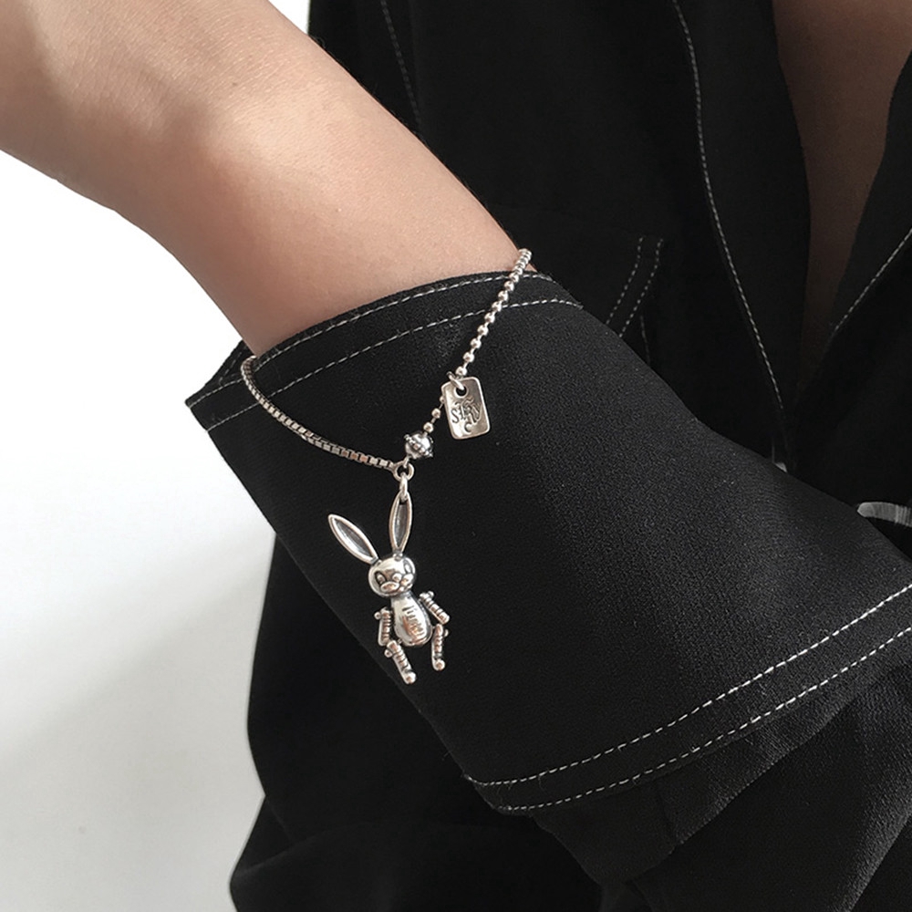 Vòng Tay Hợp Kim Mặt Hình Thỏ Xinh Xắn Cho Nữ | BigBuy360 - bigbuy360.vn