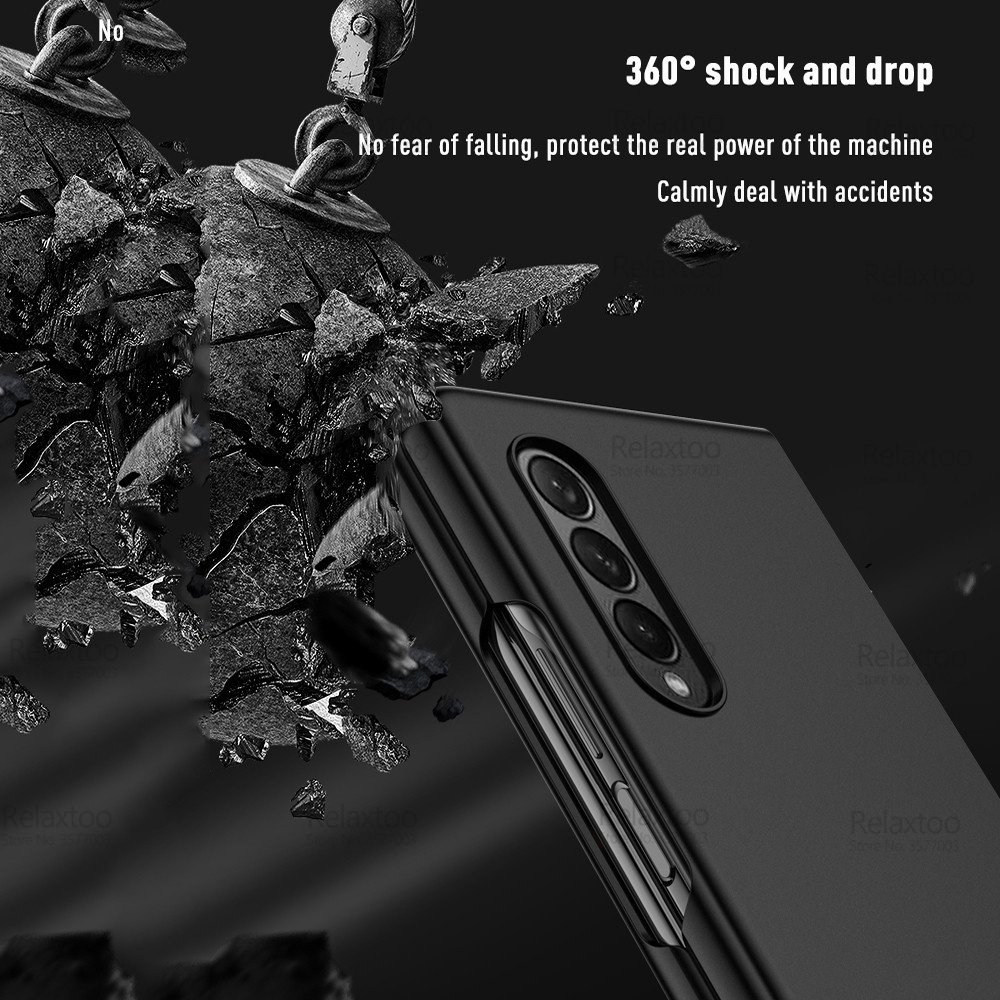 For Z FOLD4 Case Ultra Thin Skin Feel Shell for Samsung Galaxy Z Fold 4 5G Casing