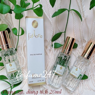 Combo 3 chai nước hoa nữ mini 20ml dạng xịt thơm lâu-mùi j'adore