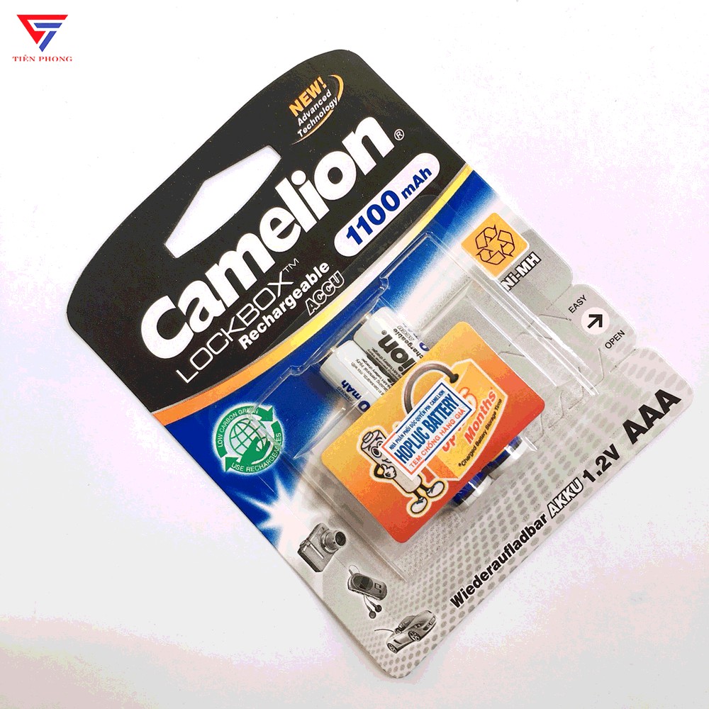 Pin sạc AAA Camelion 1100mAh, pin đũa sạc lại chính hãng