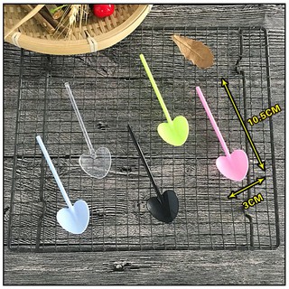 Combo 100 xẻng tim [màu xanh dương]