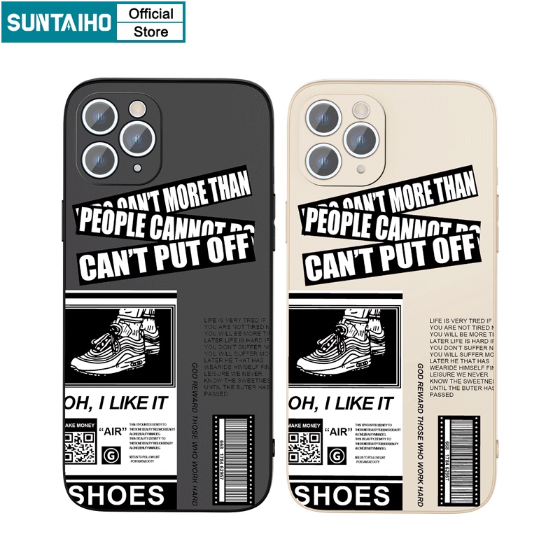Ốp lưng iphone Ốp điện thoại Suntaiho silicone mềm in hình Cannot Put Off cho iPhone 13 12 11 Pro Max X XR Xs Max 7 8 Plus 12 13 mini