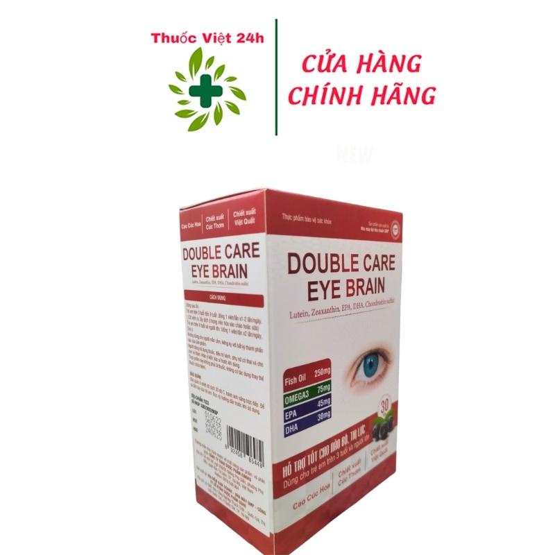 Double Care Eye Brain bổ sung dưỡng chất cho não bộ và mắt (Hộp 30 viên) - ThuocViet24h