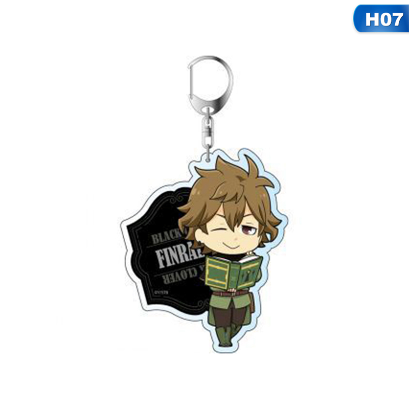 Móc khóa hình nhân vật Anime Asta Yuno Noell Silva Tase Magna