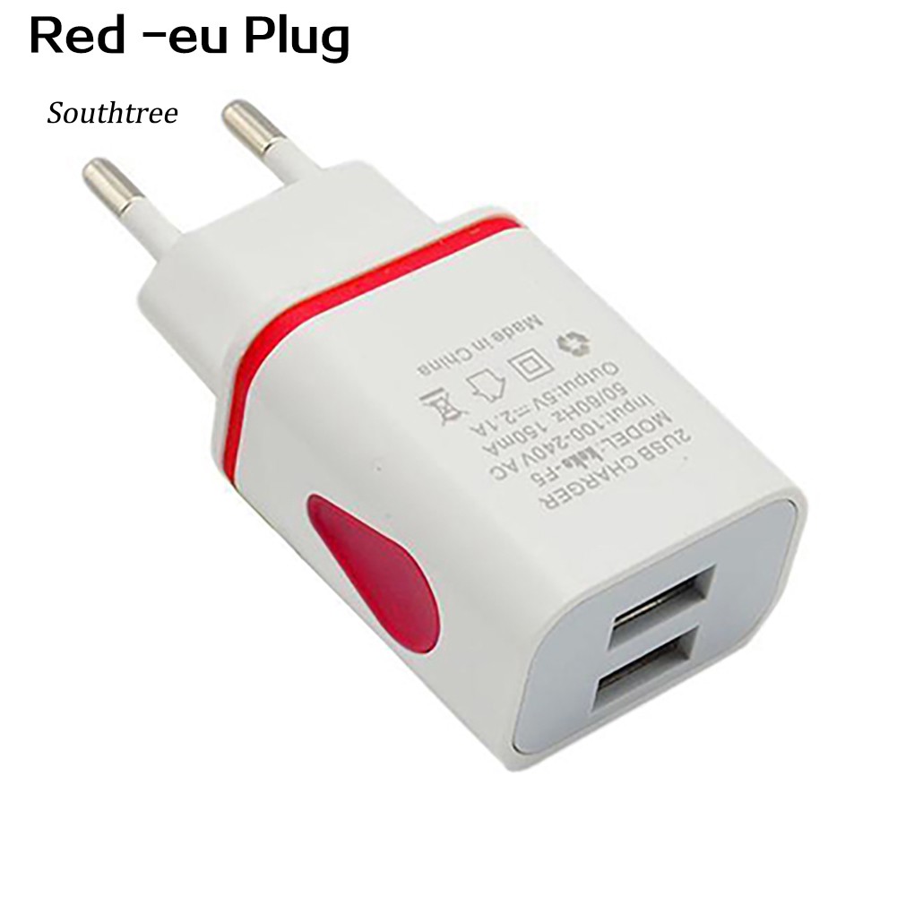 Củ sạc 2 cổng USB 5V 2.1A siêu nhanh tiện dụng