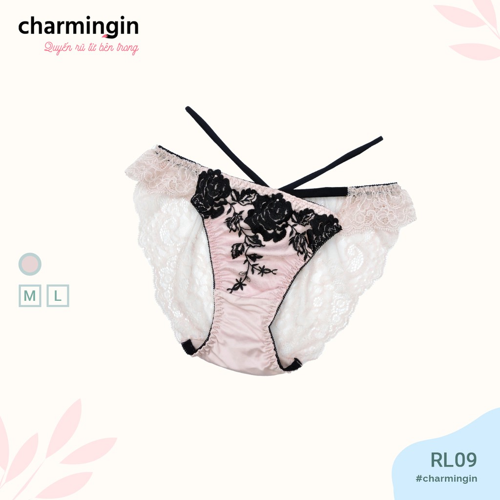 Quần lót ren thời trang dây lưng cao cá tính size M, L - QLRL0009