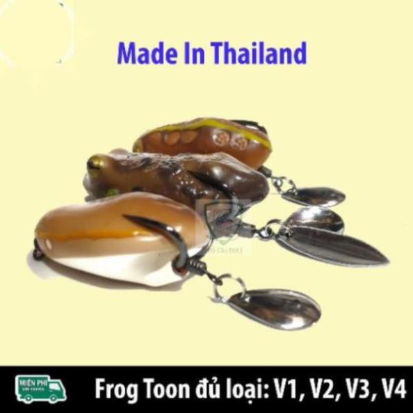 xả hàng Mồi Giả Frog Toon V1 V2 V3 V4  Chuyên câu lure cá lóc