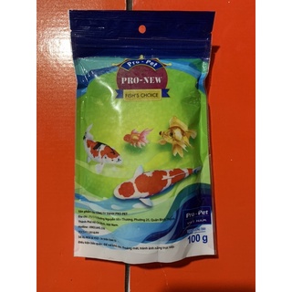 Thức ăn  không đục nước Pro pet fish choice , thức ăn nổi cho cá chép -cá mún-cá ali-cá vàng-cá hạt lựu-cá 3 đuôi ]