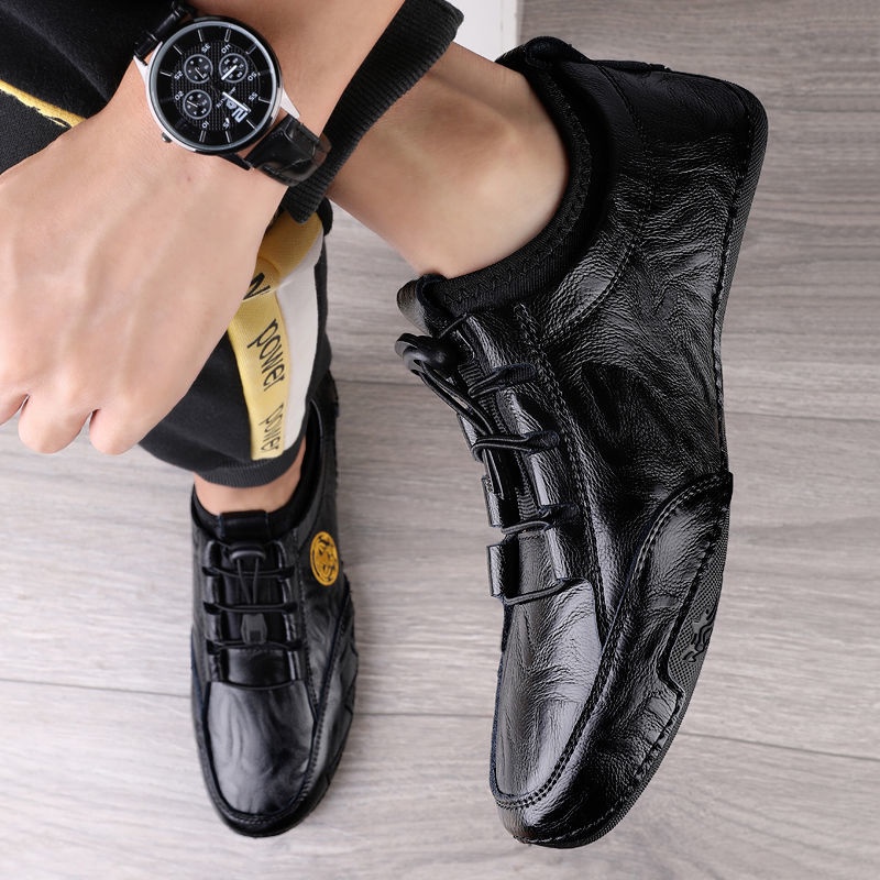 Giày da mềm thoáng khí thời trang cho nam