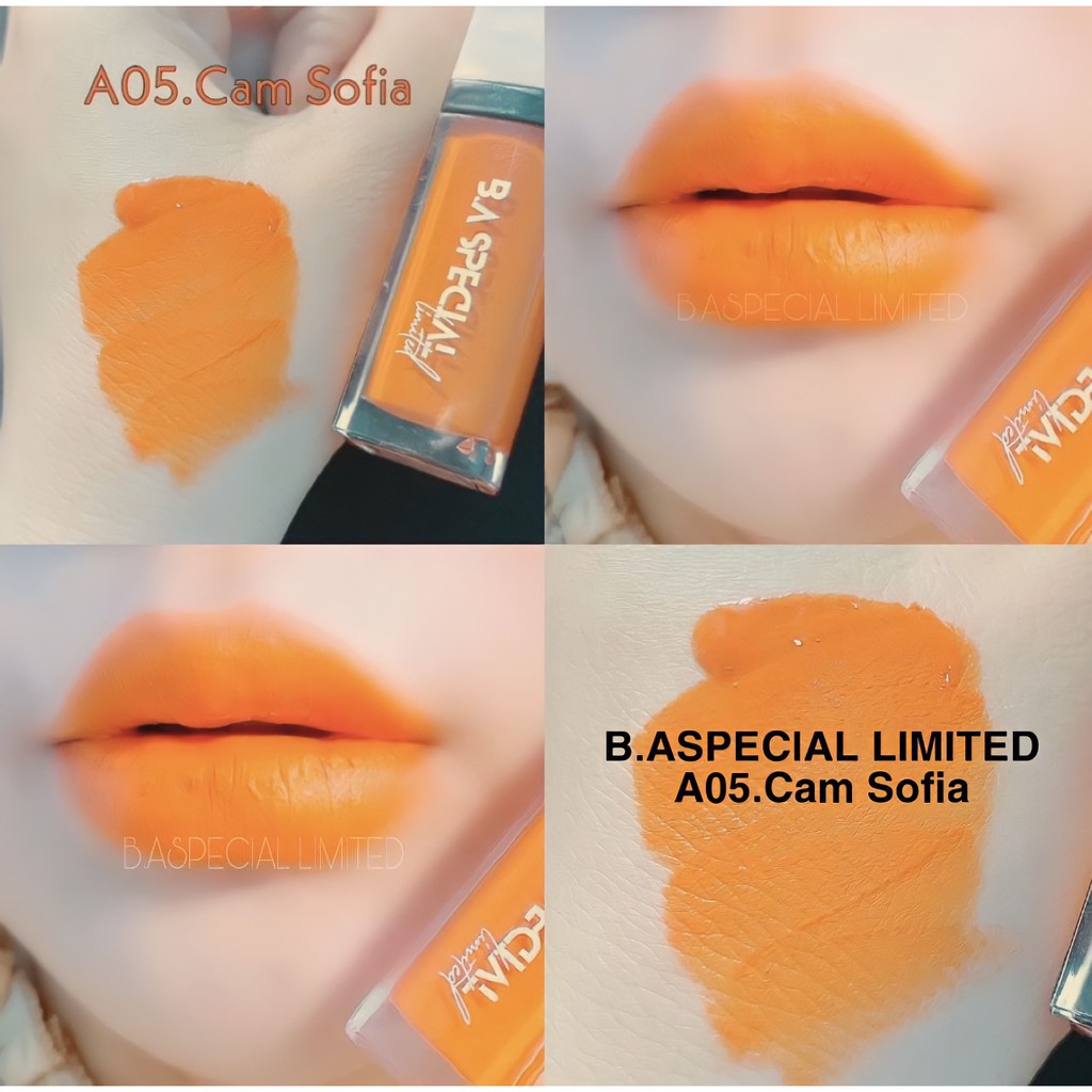 New New!  [A05 Cam Sofia] Son B.A Special Limited – Son Hữu Cơ Không Chì Siêu Lì – Màu Son Cam Tươi Sáng | BigBuy360 - bigbuy360.vn