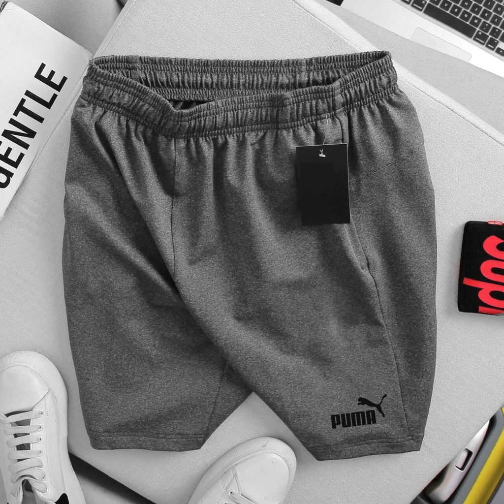 Quần short thể thao nam mặc nhà cao cấp vải thun loại 1 co giãn 4 chiều quần thun ống rộng nam shop the thao kute