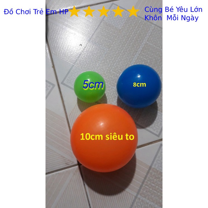 100 bóng nhựa căng bóng hàng VN 5cm cho bé ( ảnh thật sản phẩm)