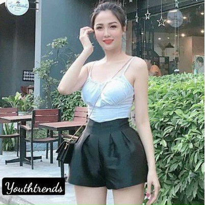 quần short bóng xếp ly xinh, hình thật đủ màu