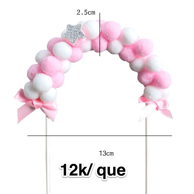 Que cắm hình cổng bằng bông