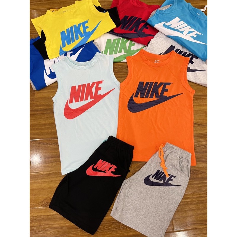 Bộ quần áo ba lỗ sát nách Nike cho bé trai