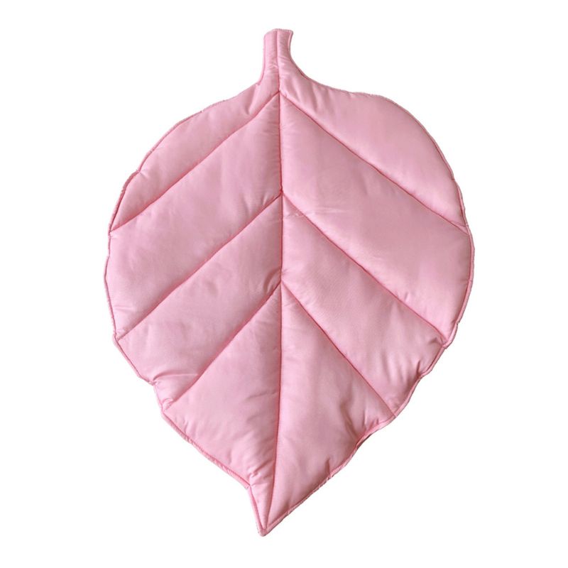 Thảm Cotton Hình Chiếc Lá Dễ Thương Xinh Xắn Cho Bé