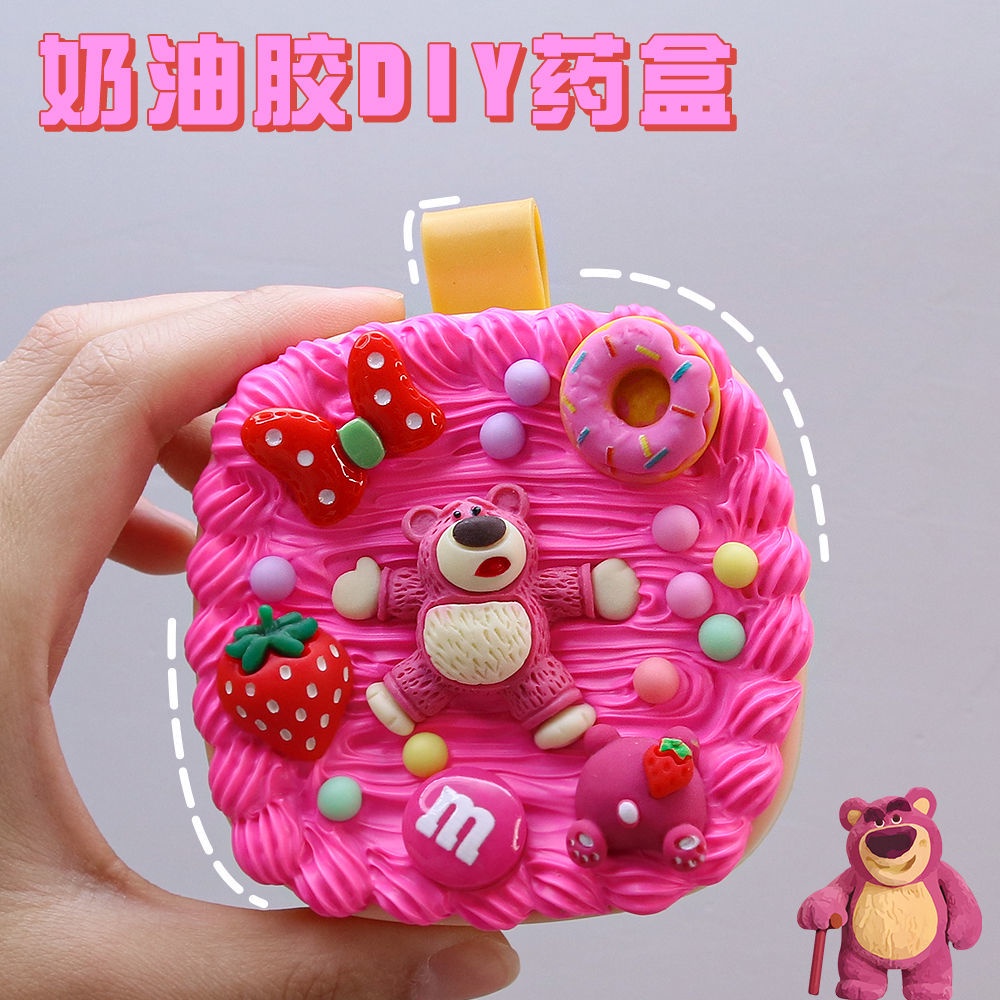 Hộp Đựng Thuốc Mini Chống Ẩm Tự Làm Họa Tiết Hoạt Hình Dễ Thương