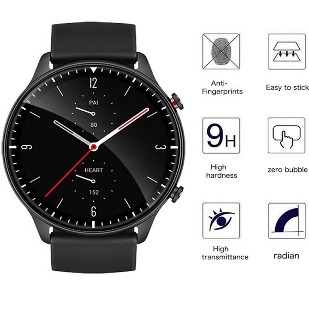 Miếng dán tpu 3d hd trong suốt chất lượng cao bảo vệ toàn màn hình cho đồng hồ thông minh Huami Amazfit GTR 2 GTR2