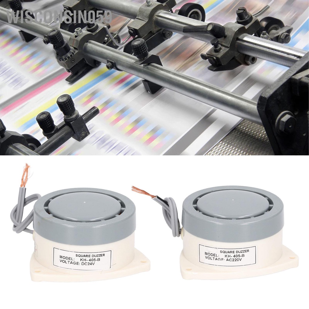Wisconsin059 BERM Báo động điện tử Còi báo liên tục Bộ phát âm thanh bíp 60DB phận PC chống cháy tròn