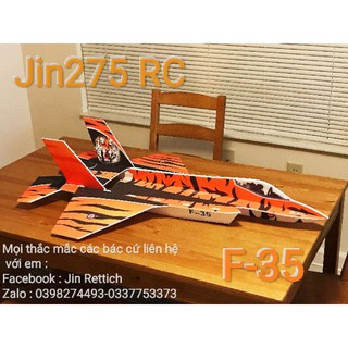 kit F35 flat sải 74cm xốp bao đập mpp ( đầy đủ linh kiện)