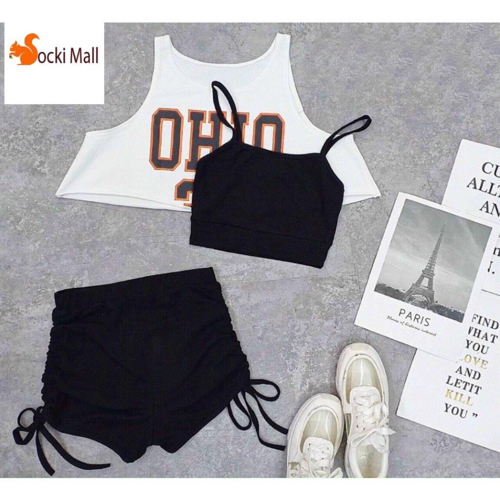 Bộ sport body ôm, thời trang, sành điệu cho bé gái- Socnaukids