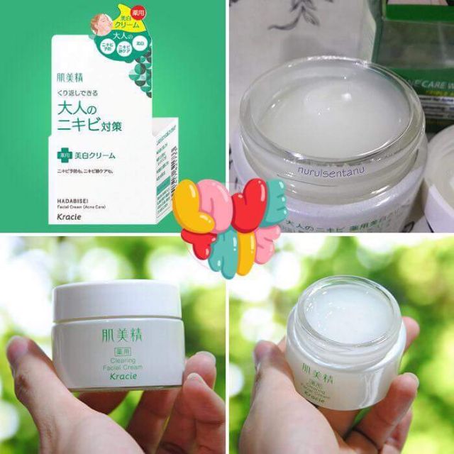 [Hàng Nhật] Kem dưỡng da sạch mụn Kracie Hadabisei Facial Cream (Japan)