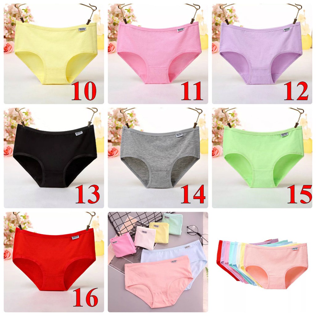 Quần lót cotton siêu đẹp, siêu mát thấm hút mồ hôi xuất Mỹ