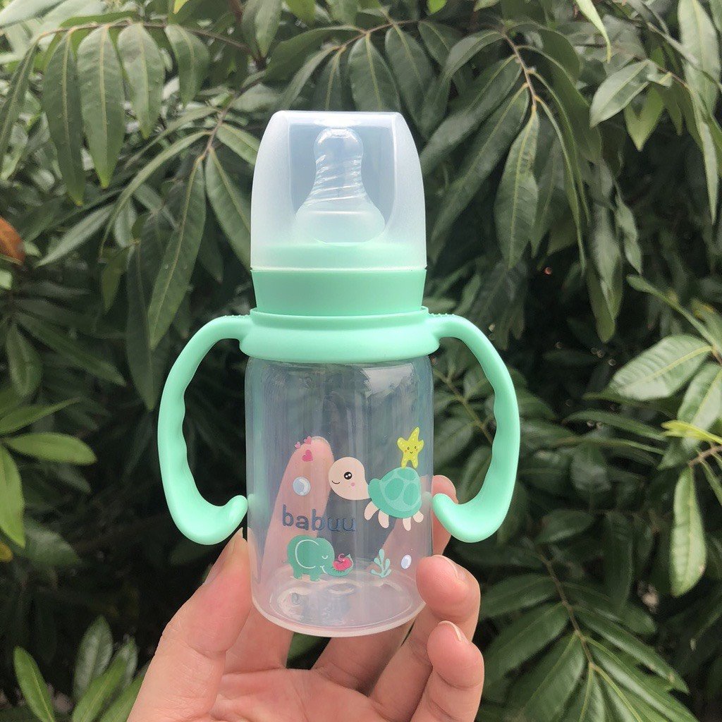 Bình sữa cổ hẹp Babuu Nhật bản dung tích 120ml/240ml