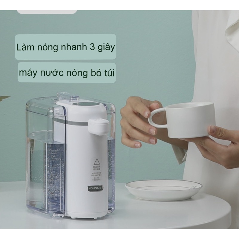 Máy đun nước pha sữa cho bé, tự động trong 3s