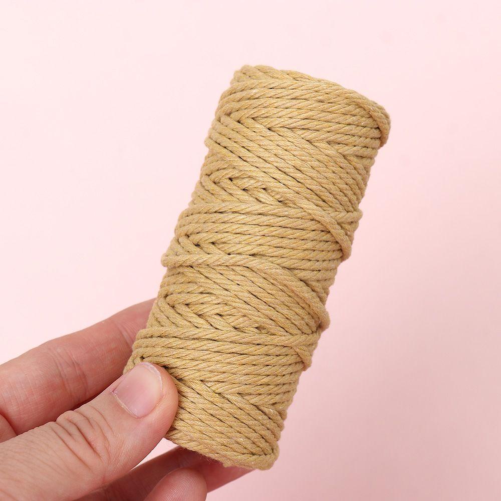 BEAUTY Cuộn Dây Cotton 3mm Dùng Làm Thảm Trang Trí Phong Cách Boho