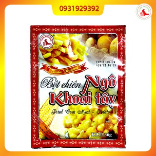 1 thùng 60 gói Chiên Ngô Khoai 36g/Gói , chiên ngô , chiên khoai thơm ngon