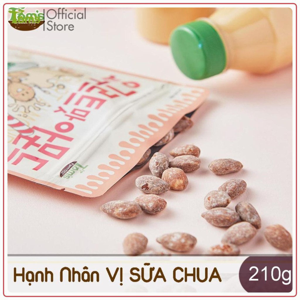 Hạnh nhân tẩm vị Sữa Chua Tom's Farm - Gói 210g