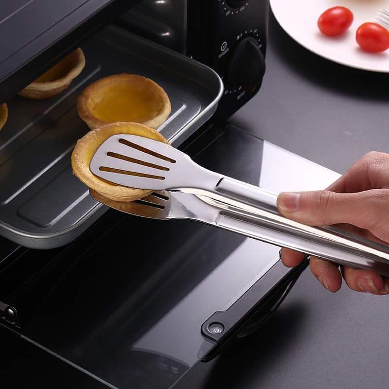 kẹp gắp bánh, thức ăn đồ nướng,trộn salad ,thép không gỉ dài 28cm (1 CÁI)