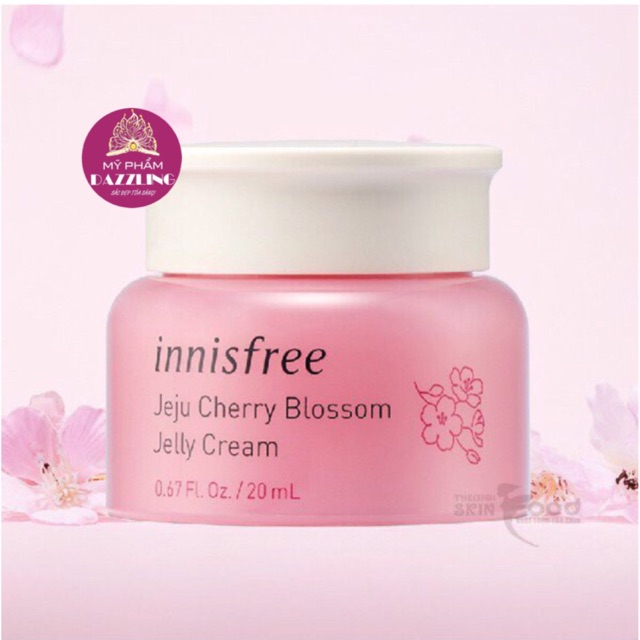 Kem Dưỡng Dạng Gel Cấp Nước Chiết Xuất Anh Đào Innisfree Jeju Cherry Blossom Jelly Cream