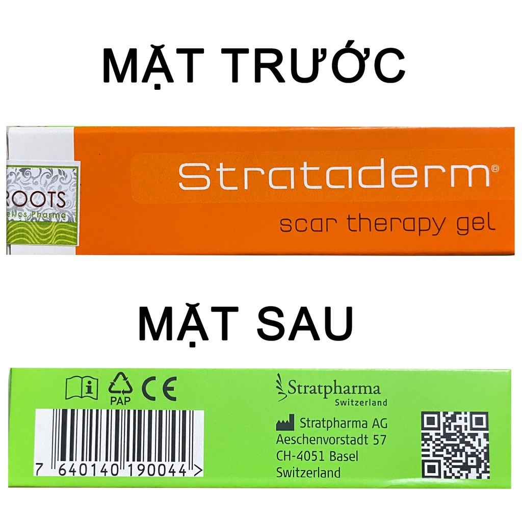 Mờ Sẹo Strataderm Chính Hãng Nhập Khẩu Từ Thụy Sỹ - Tuýp 5g