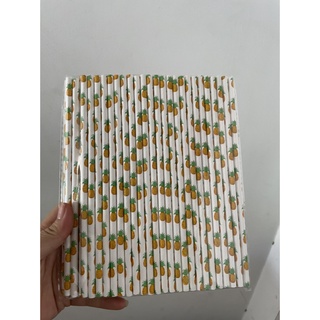 Ống hút giấy 6 * 197 ( gói 100 ống)